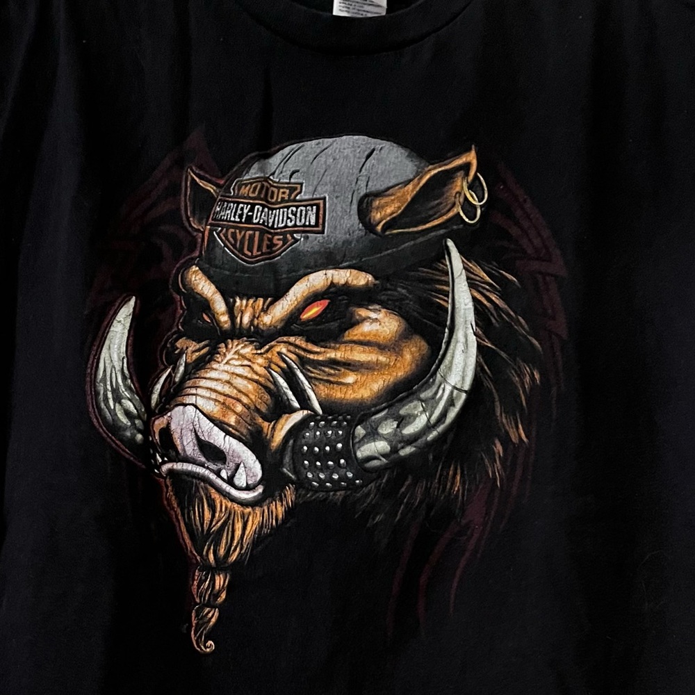 Vintage Harley Davidson Hog T-shirt XL Sleeveless